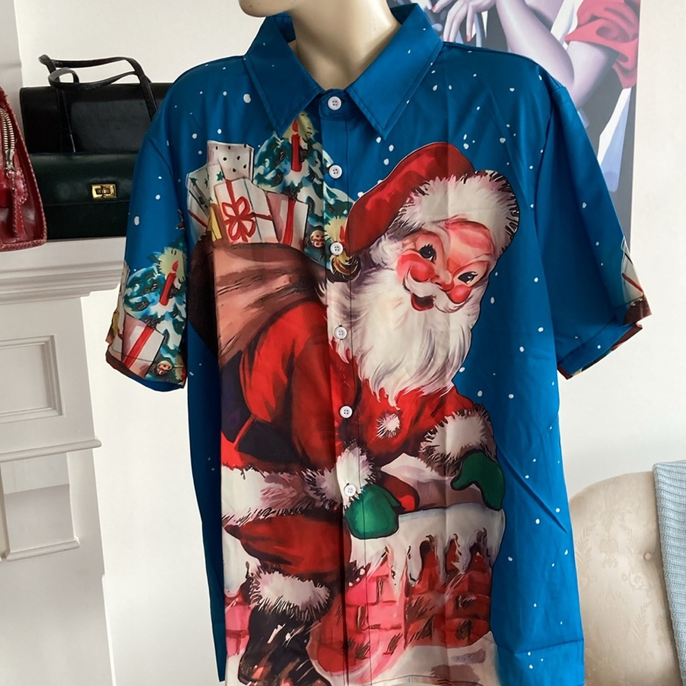 Santa Aloha shirt